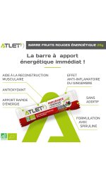 Atlet Barre Énergétique Endurance - Fruits Rouges