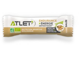 Atlet barrita energética salada Endurance - anacardos y pistachos