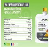Atlet Biologische eiwitcompote Appel Banaan