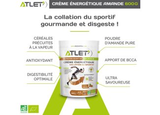Atlet Crme nergtique - Amande