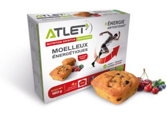 Atlet ?tui de 4 Moelleux ?nerg?tique - Fruits Rouges