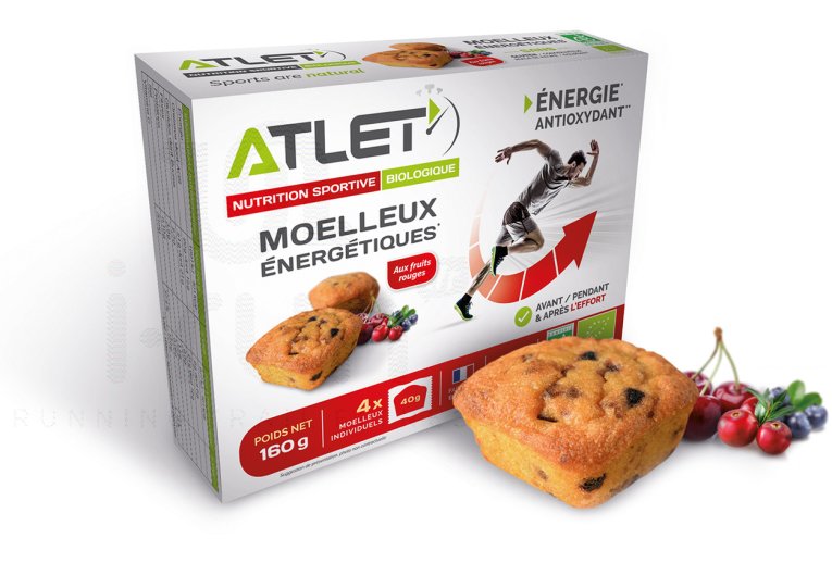 Atlet ?tui de 4 Moelleux ?nerg?tique - Fruits Rouges
