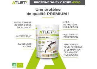 Atlet Protine Whey - Cacao