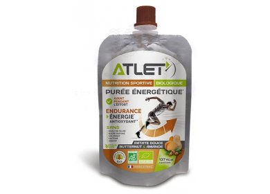Atlet Purée énergétique Bio - Butternut-Patate Douce-Amande 