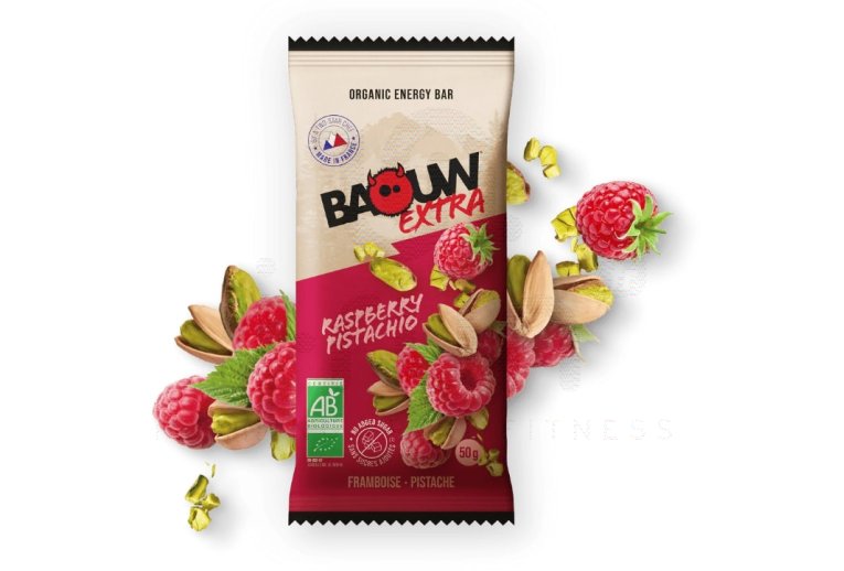Baouw Bio-Energieriegel Extra - Himbeere - Pistazie