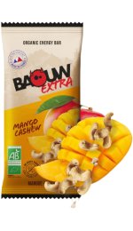 Baouw Barre nergtique bio Extra Mangue - Cajou