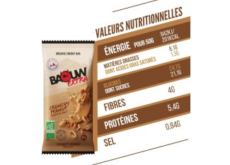 Baouw Barre ?nerg?tique bio Extra - Olive - Cajou Crunchy - Peanut