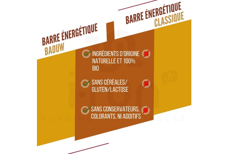 Baouw Barra energ�tica bio Extra Mangue - Caju