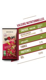 Baouw Barre nergtique bio Extra - Framboise - Pistache