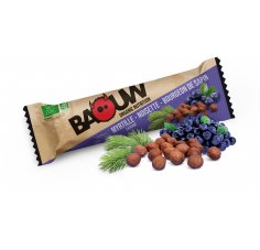Baouw Barre nutritionnelle bio - Myrtille sauvage - Noisette - Bourgeon de sapin
