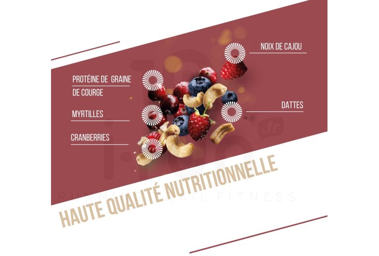 Baouw Barra proteica biologica frutti rossi anacardi