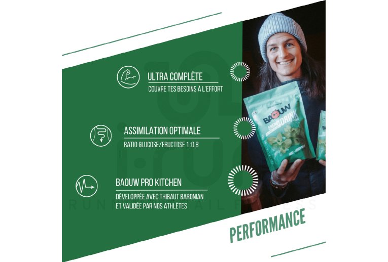 Baouw Isotonisches Getr�nk Minze - Melisse 45 g