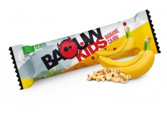 Baouw Étui 3 barres nutritionnelles bio - Banane - Cajou - KIDS