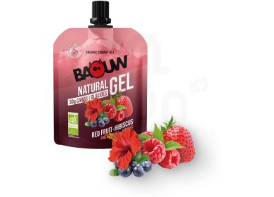Baouw Gel naturel bio - Fruits rouges - Hibiscus 