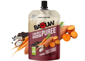 Baouw Pur?e nutritionnelle bio - Patate douce - Carotte - Poivre Timut