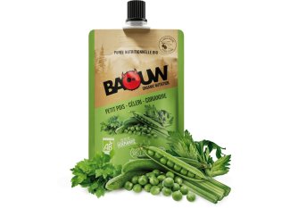 Baouw Pur�e nutritionnelle bio - Petit pois - C�leri - Coriandre