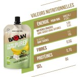 Baouw compota energ�tica bio- pl�tano, kiwi y vainilla