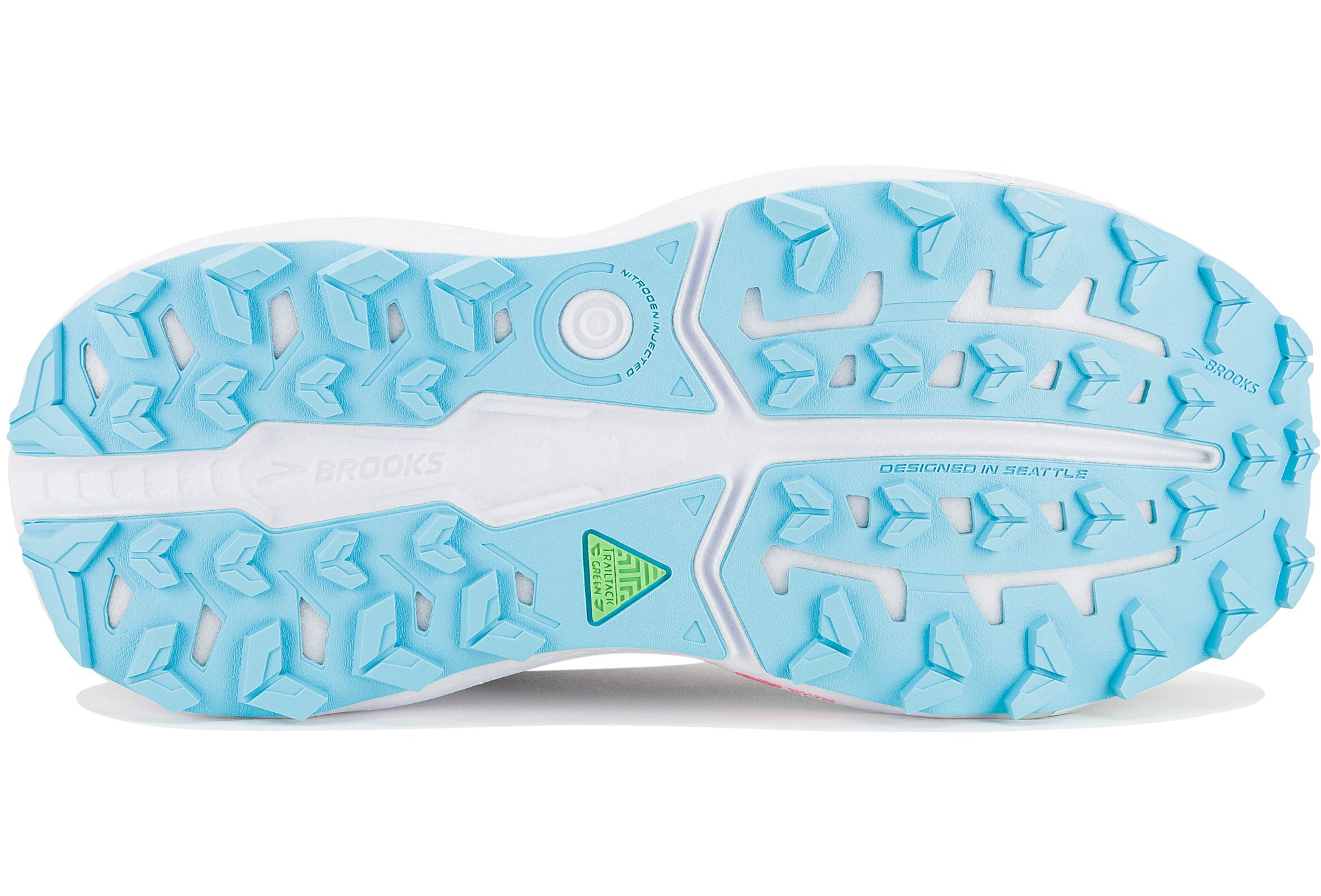 Brooks Caldera 7 Women's Trail Running Shoes Beige Pristine Sneakers