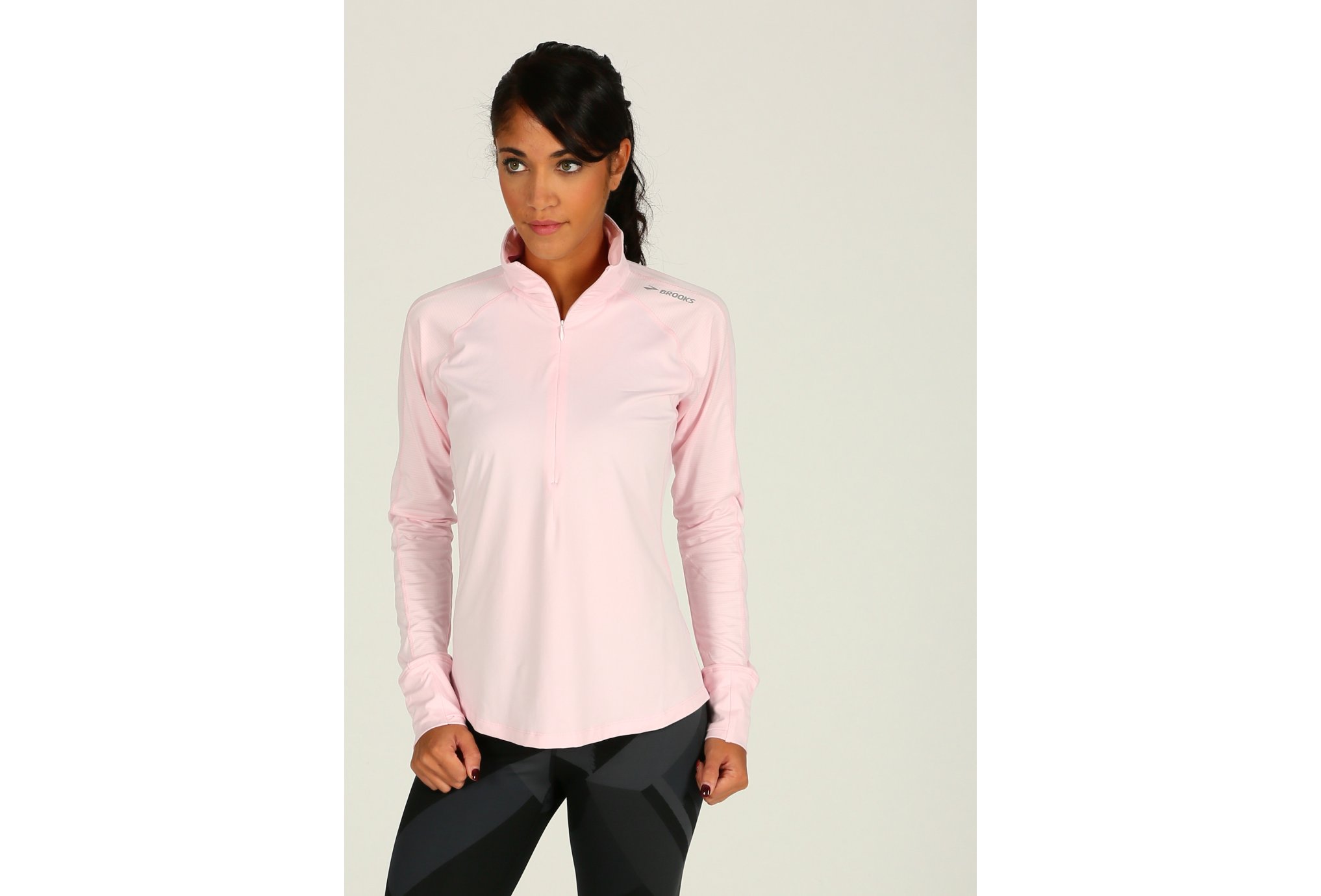 Brooks Dash 1/2 Zip W vêtement running femme