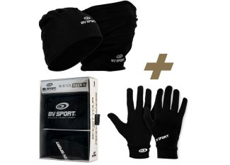 BV Sport Bonnet multifonctions et gants Running