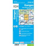 Carte IGN Ganges 2742ET