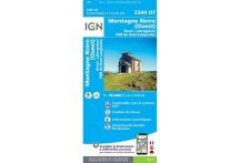 Carte IGN Montagne Noire Ouest 2344OT