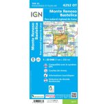 Carte IGN Monte Renoso Bastelica 4252OT