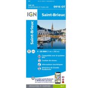 Carte IGN Saint-Brieuc 0916OT
