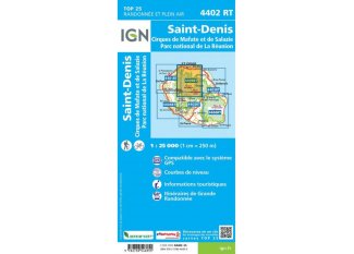 Carte IGN Saint-Denis 4402RT