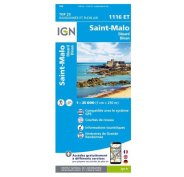 Carte IGN Saint-Malo 1116ET