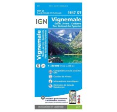 Carte IGN Vignemale 1647OT