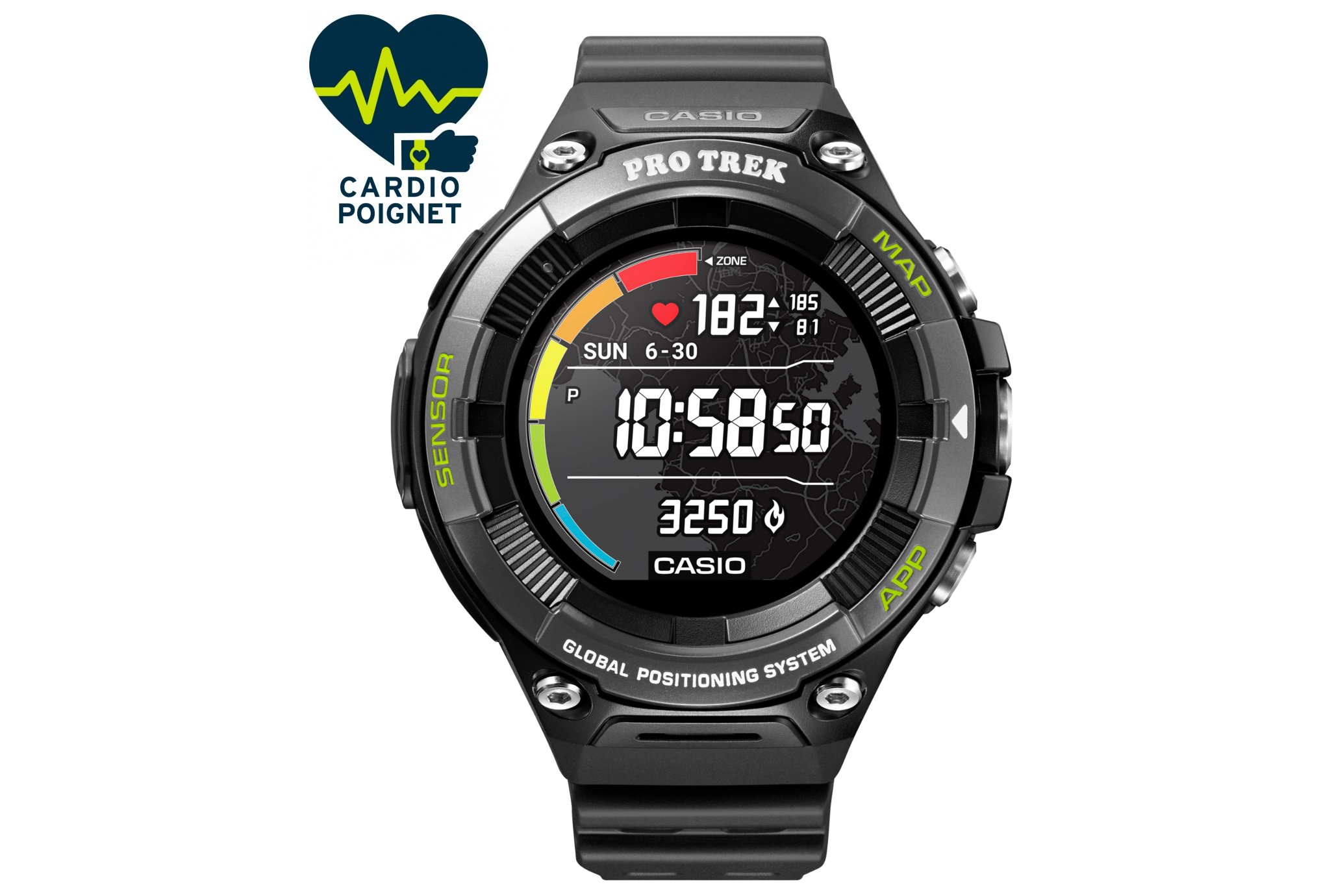 Casio Pro Trek Smart WSD-F21HR Cardio-Gps