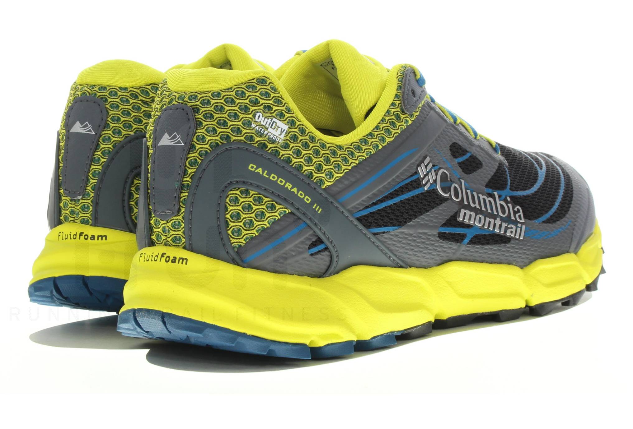 Columbia Men’s Caldorado III Outdry Waterproof Grey Steel & Yellow - Size 11 Columbia Montrail Men main image 2
