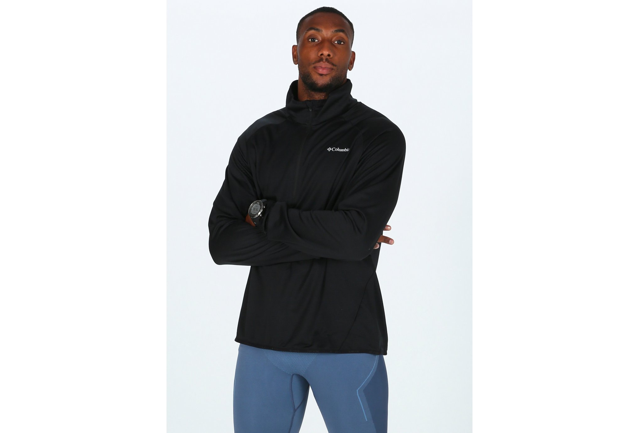 Columbia Mount Powder Half Zip M Diététique Vêtements homme