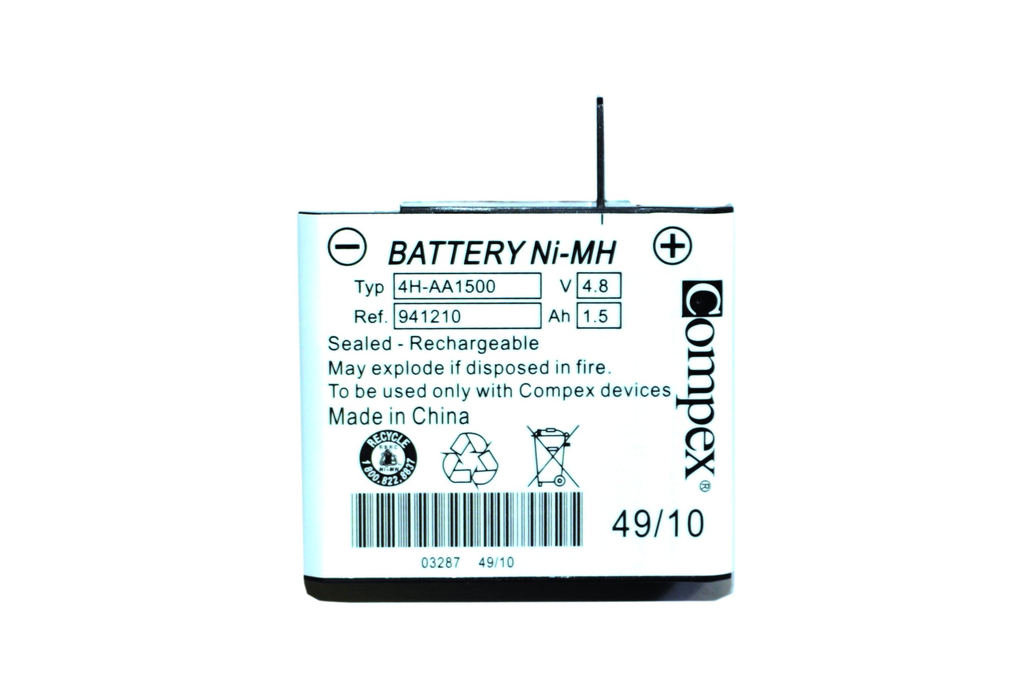 Compex Batterie Ni-MH Electrostimulateur