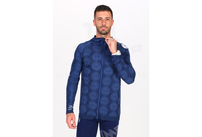 Compressport chaqueta 3D Thermo Seamless Hoodie Mont Blanc 2020