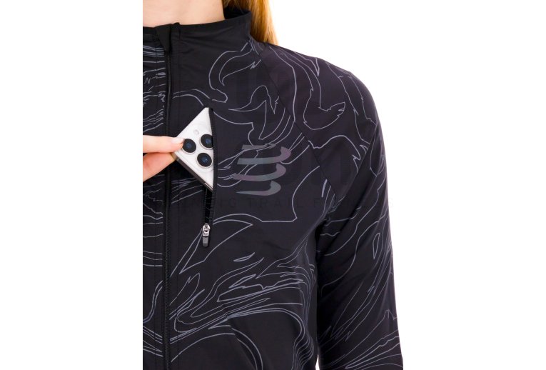 Compressport chaqueta Hurricane Windproof Aurora