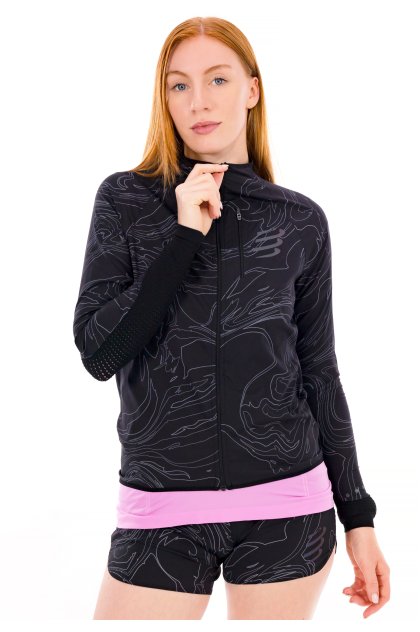 Compressport chaqueta Hurricane Windproof Aurora