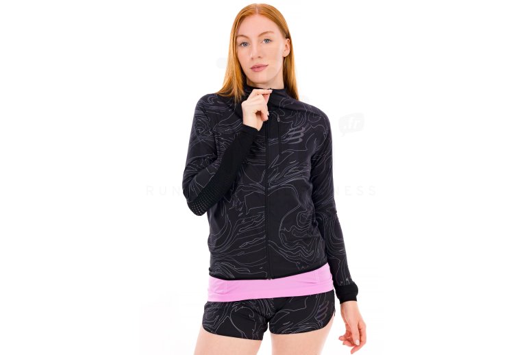 Compressport chaqueta Hurricane Windproof Aurora
