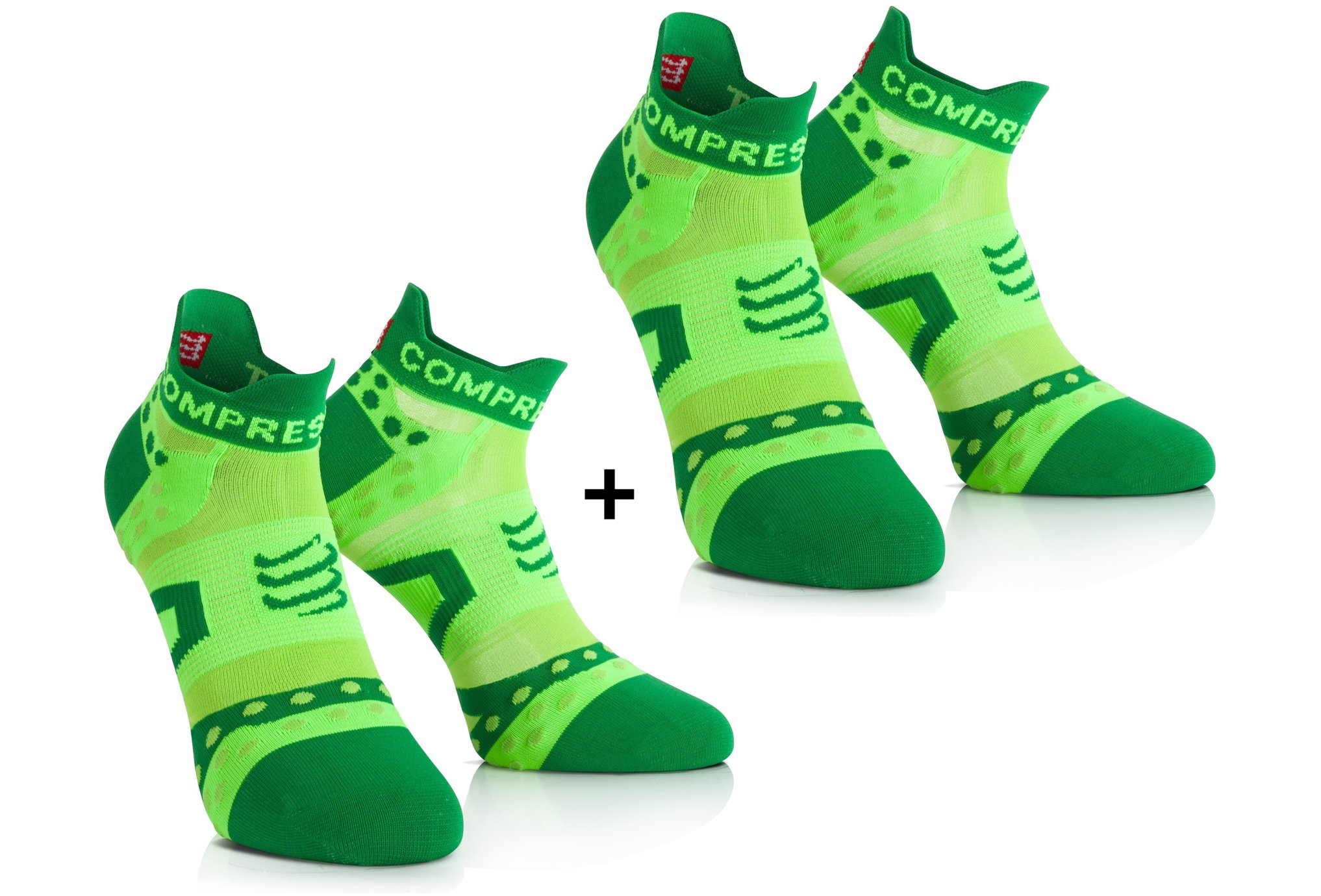 Compressport Pack Pro Racing Ultra Light Run Low Chaussettes