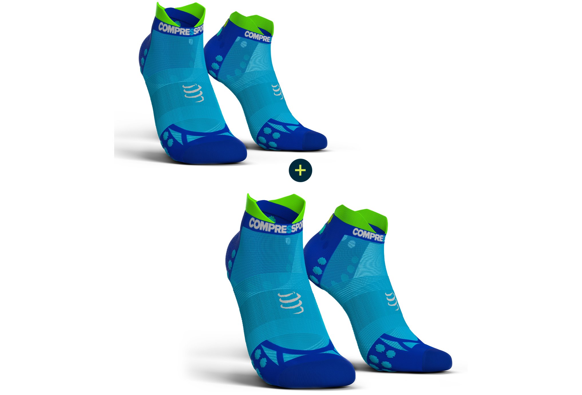 Compressport Pack Pro Racing V 3.0 UltraLight Run Low Chaussettes