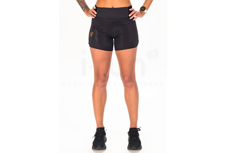 Compressport pantal�n corto Performance Overshort  Black Edition 2022