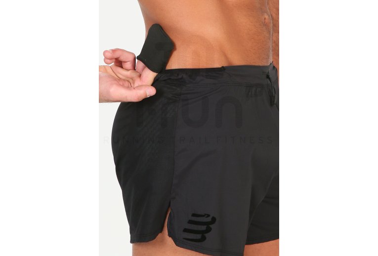 Compressport pantal�n corto Racing Split Black Edition 2020