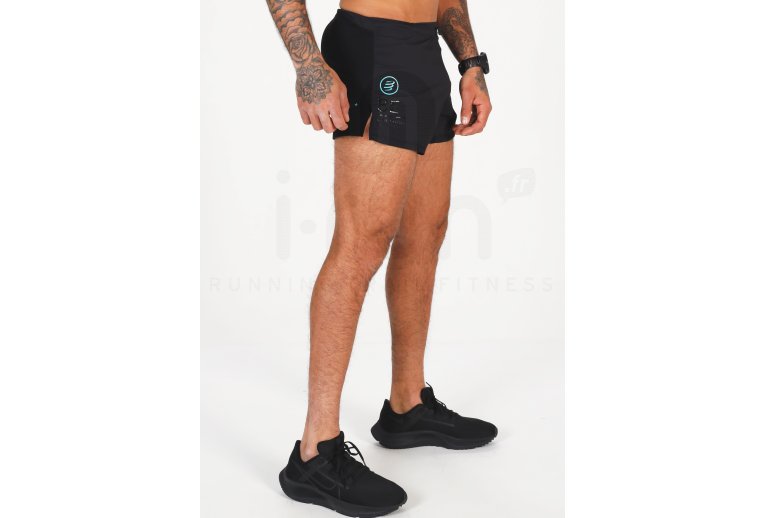 Compressport Calção Racing Split Overshort Black Edition 2021 Herren em ...
