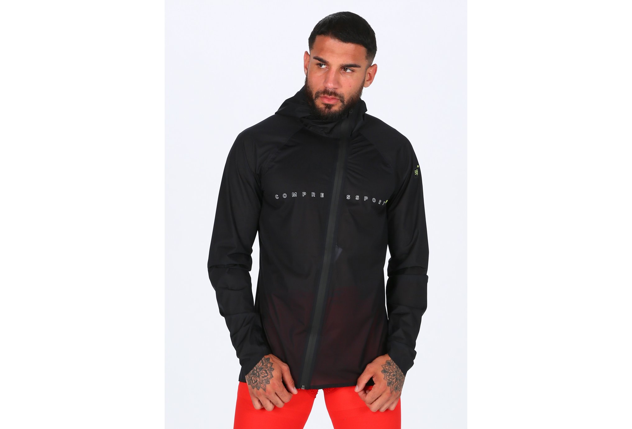 Compressport Thunderstorm 10/10 Black Édition M Diététique Vêtements homme