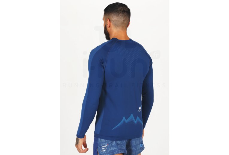 Compressport camiseta manga larga Training Mont Blanc 2021