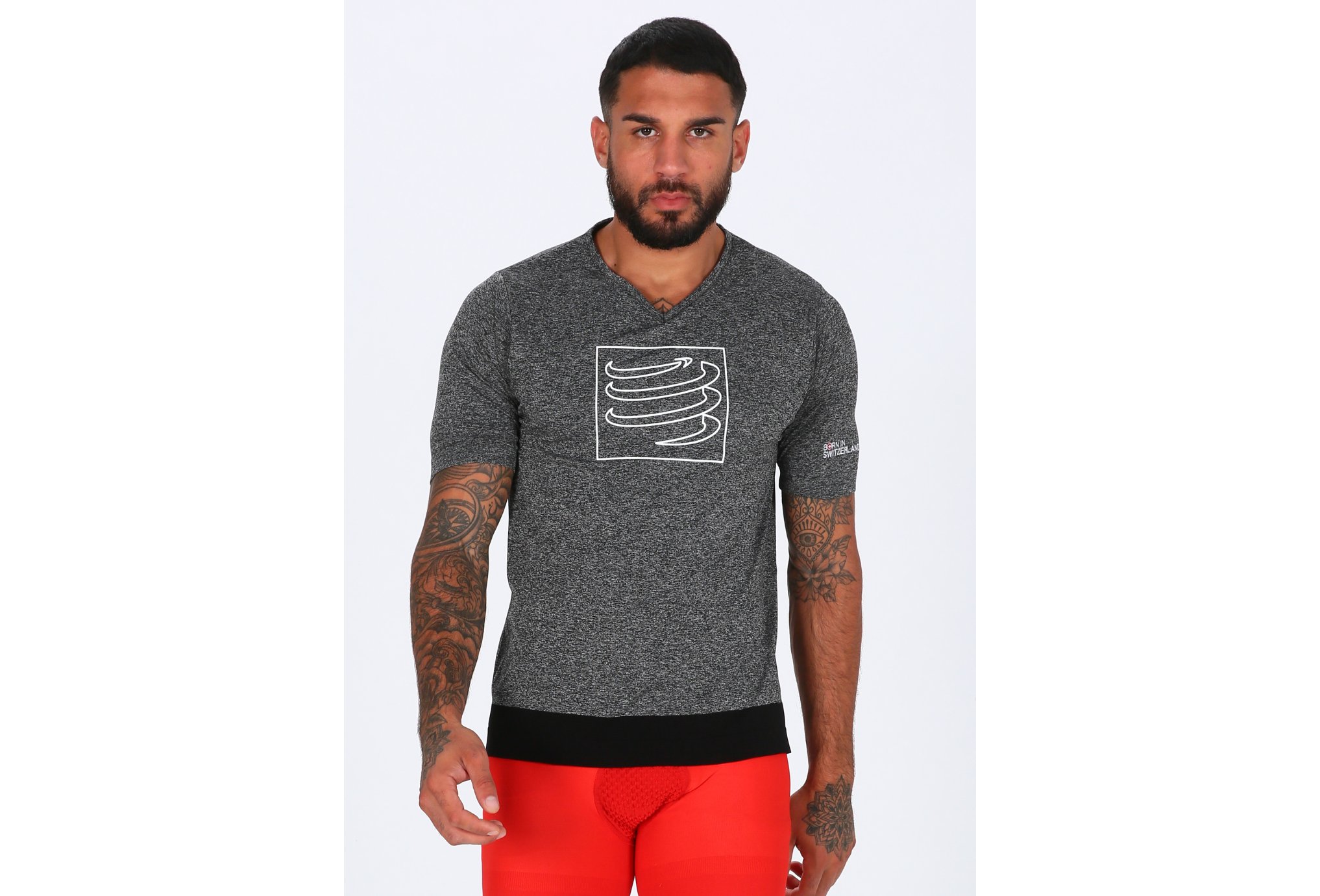 Compressport Training Tshirt M vêtement running homme