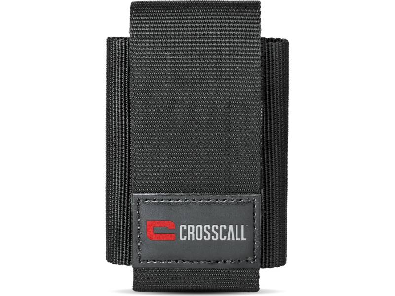 Housse Cuir Véritable Clip Ceinture Crosscall Spider X4 - Protection Premium Noire