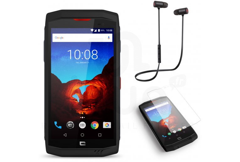 Crosscall Smartphone Trekker-X3+cristal estanco+auriculares X-play