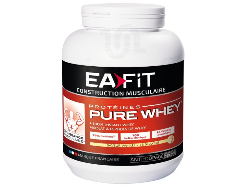 EAFIT Pure Whey 750g Vanille pas cher